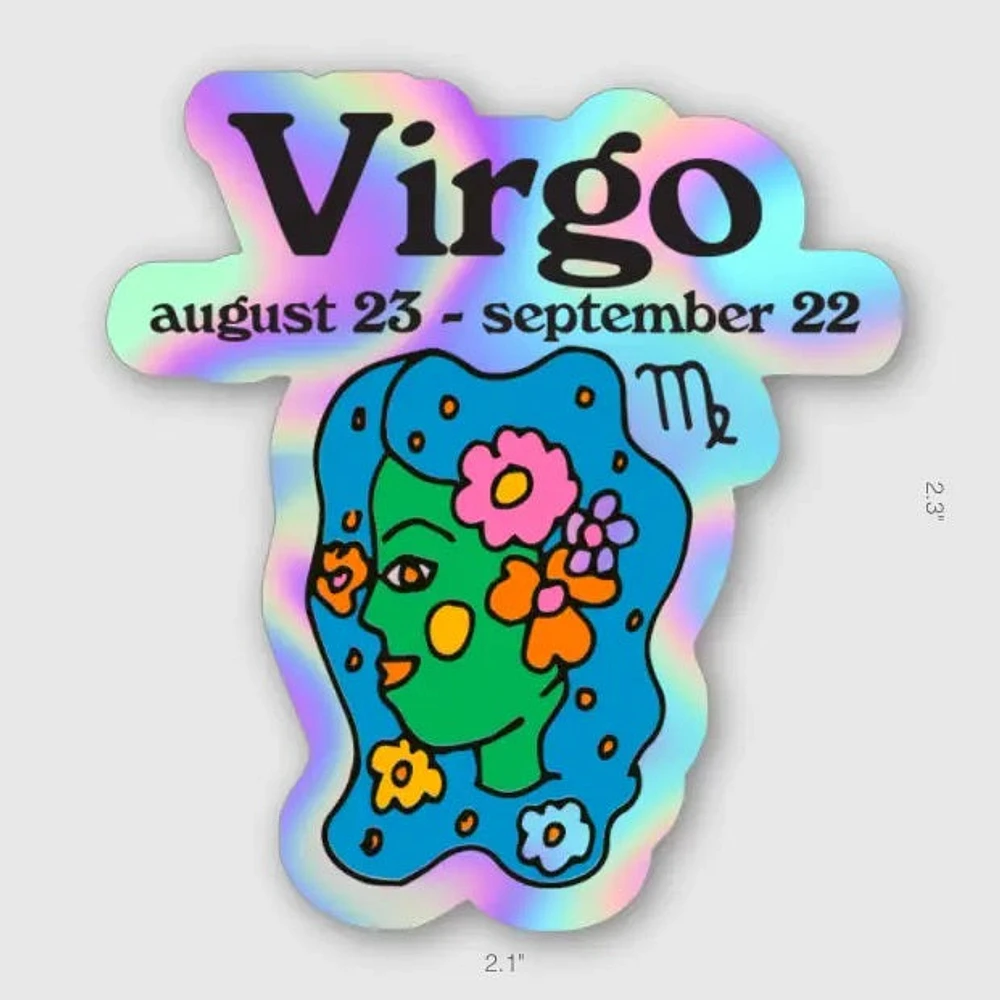 Virgo Zodiac Sticker