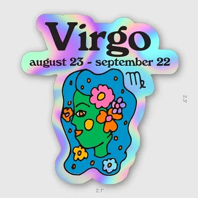 Virgo Zodiac Sticker