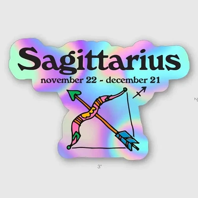 Sagittarius Zodiac Sticker