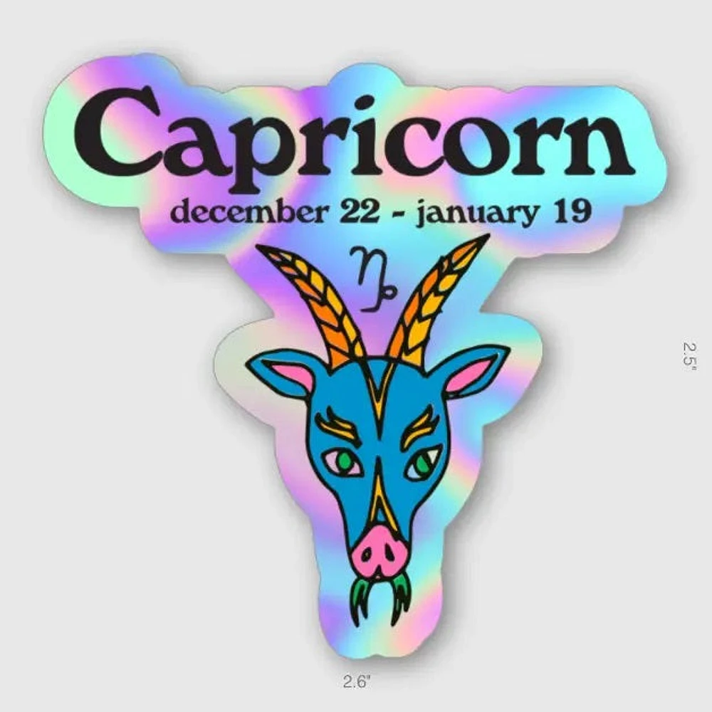 Capricorn Zodiac Sticker