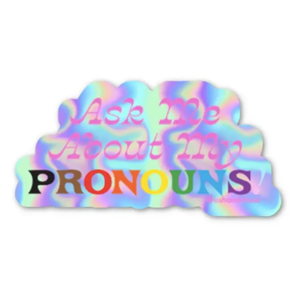 Pronouns Sticker