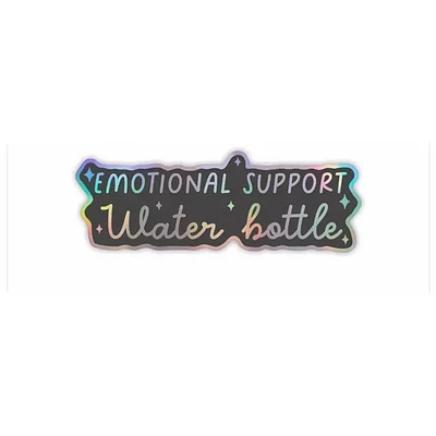 Emotional Support Water Bottle Sticker