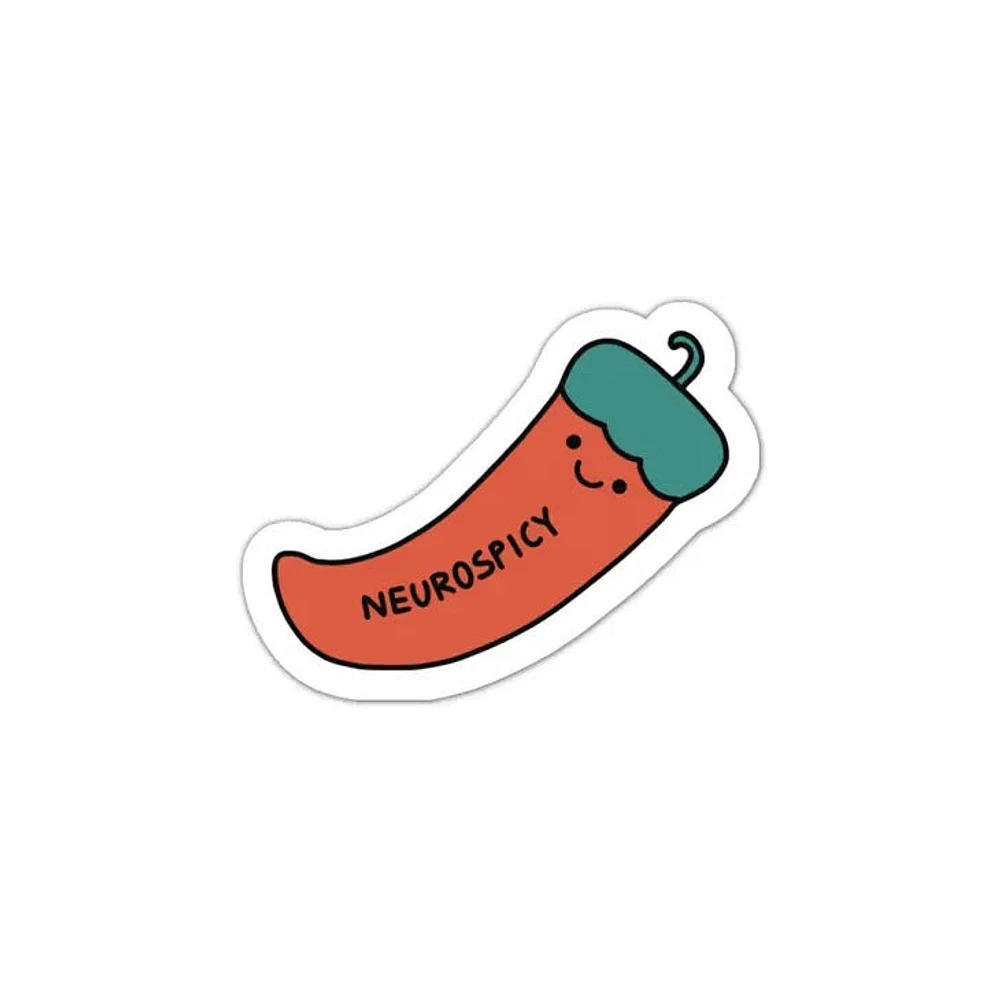 Neurospicy Cute Pepper Sticker