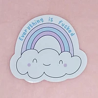 Everything Is Fucked Rainbow Sticker