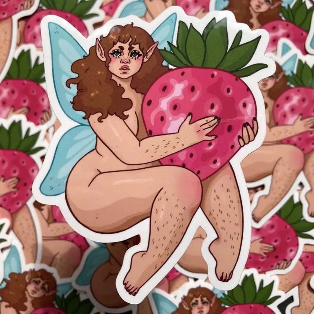 Strawberry Fairy Sticker