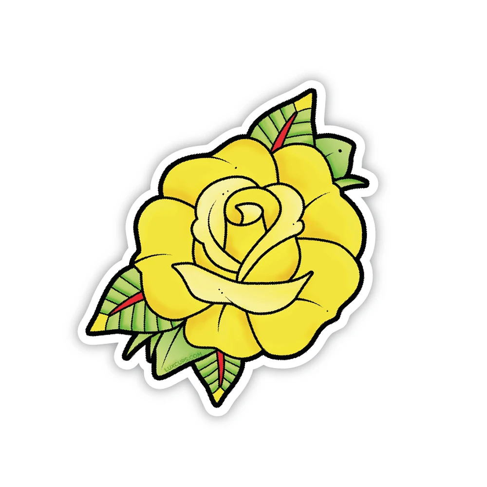 Yellow Rose Sticker