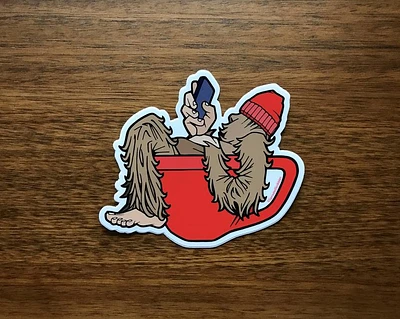 YETI LATTE COFFEE STICKER 65