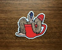 YETI LATTE COFFEE STICKER 65