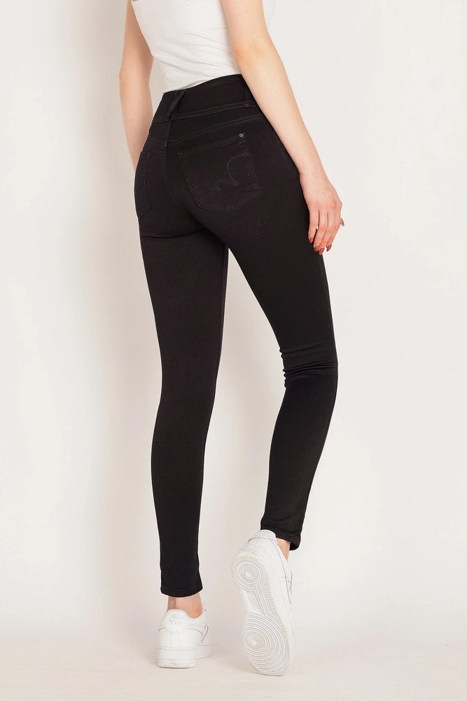 WallFlower Noir Wash InstaSoft Sassy Skinny High-Rise Jegging