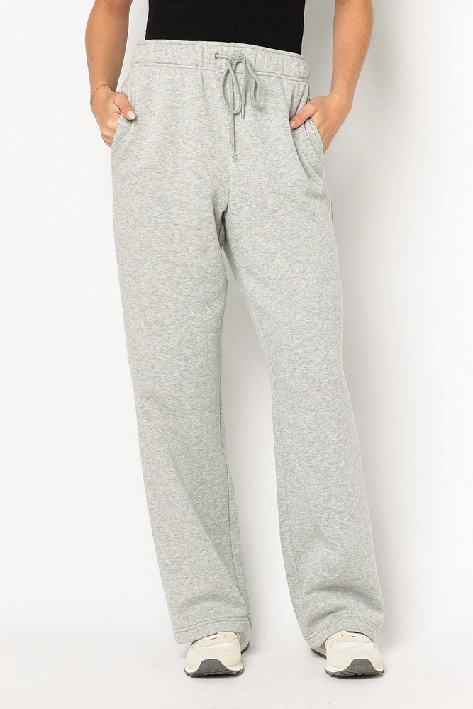 Wide-Leg Sweatpant