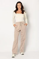 Wide-Leg Sweatpant