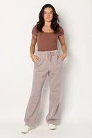 Wide-Leg Sweatpant