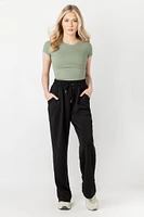 Soft Modal Wide-Leg Pant