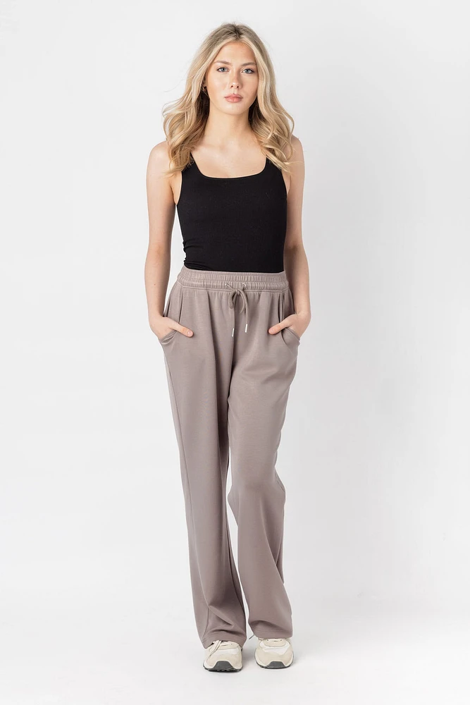 Soft Modal Wide-Leg Pant