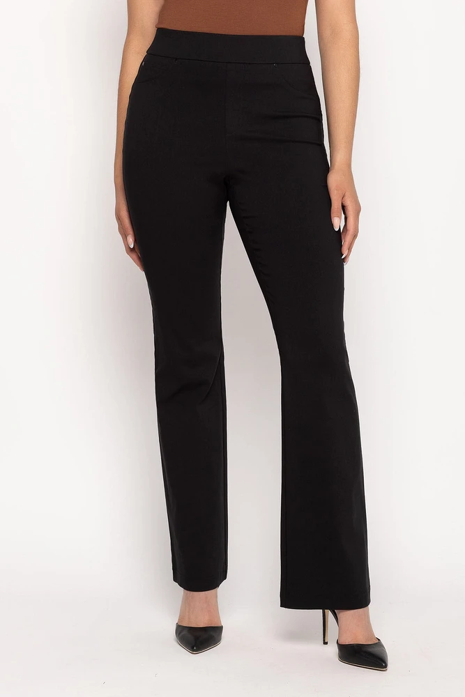 High-Rise Pull-On Flare Pant
