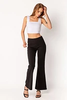 Scuba Crepe High-Rise Flare Pant