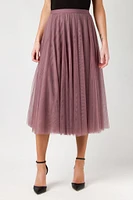 Mesh Midi Party Skirt