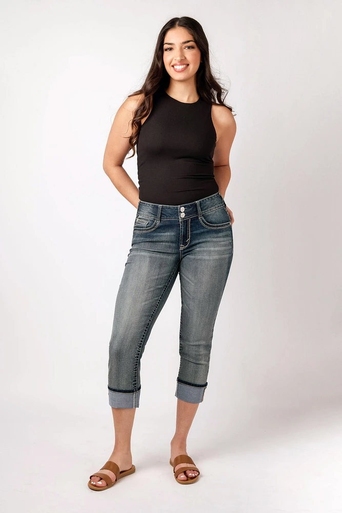 Wallflower The Luscious Curvy Fit Mid-Rise Jeans