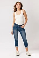 The Ultra Fit Wallflower Mid-Rise Cropped Jeans