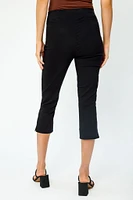 Pull-On High-Rise Capri Pant