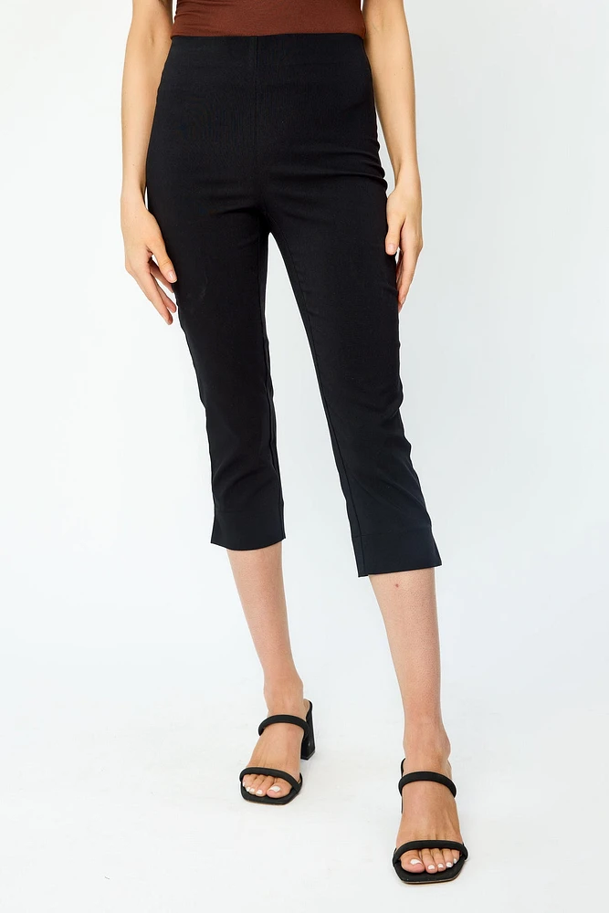 Pull-On High-Rise Capri Pant
