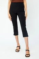 Pull-On High-Rise Capri Pant