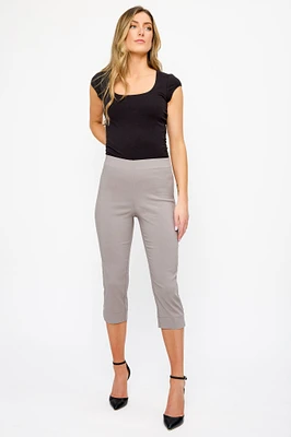 Pull-On High-Rise Capri Pant