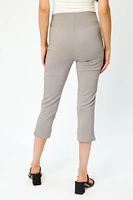 Pull-On High-Rise Capri Pant