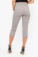 Pull-On High-Rise Capri Pant