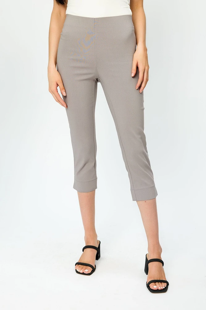 Pull-On High-Rise Capri Pant