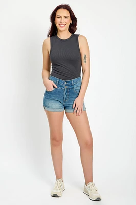 Wallflower Hannah Wash Sassy High-Rise Short