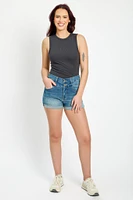 Wallflower Hannah Wash Sassy High-Rise Short