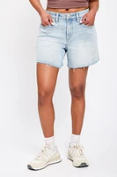 Almost Famous Light-Wash High-Rise Short