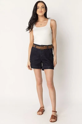 BBJ Rinse Wash Belted Short