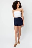 Airflow Swiss Dot Smocked Short