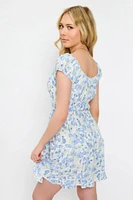 WallFlower Abstract Floral Mini Dress
