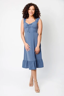 Airflow Peasant Midi Dress