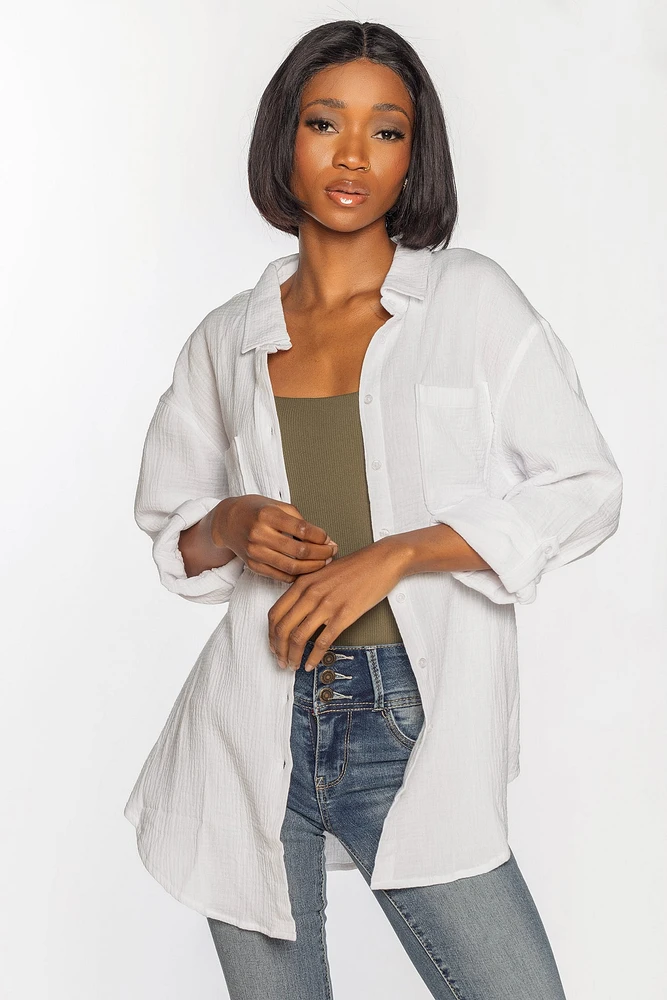 Tunic Length Shirt