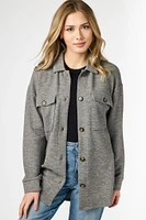 Textured Weave Long-sleeve Shirt