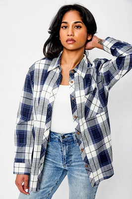 Alexandra Flannel Plaid Shirt