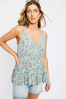 Ditsy Floral Babydoll Top