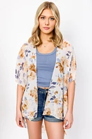 Floral Chiffon Kimono