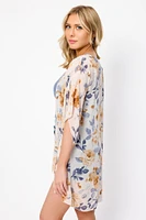 Floral Chiffon Kimono