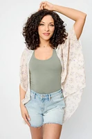 Small Floral Chiffon Kimono