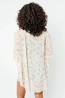 Small Floral Chiffon Kimono