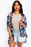 Feather Chiffon Kimono