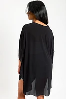 Solid Sheer Kimono