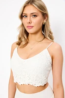 Crochet V-Neck Bralette