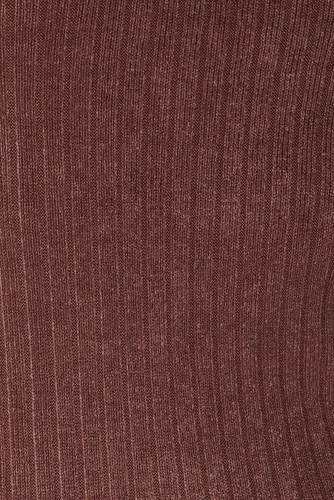 Ribbed Off-The-Shoulder Sweater