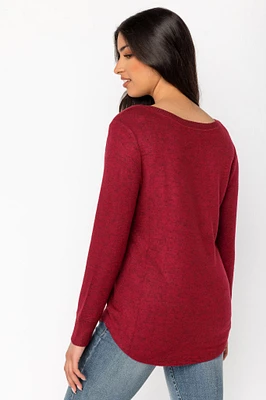 Dolman Sleeve V-Neck Supersoft Sweater